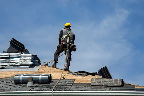 Professional Roofing technician working in Mayview, MO